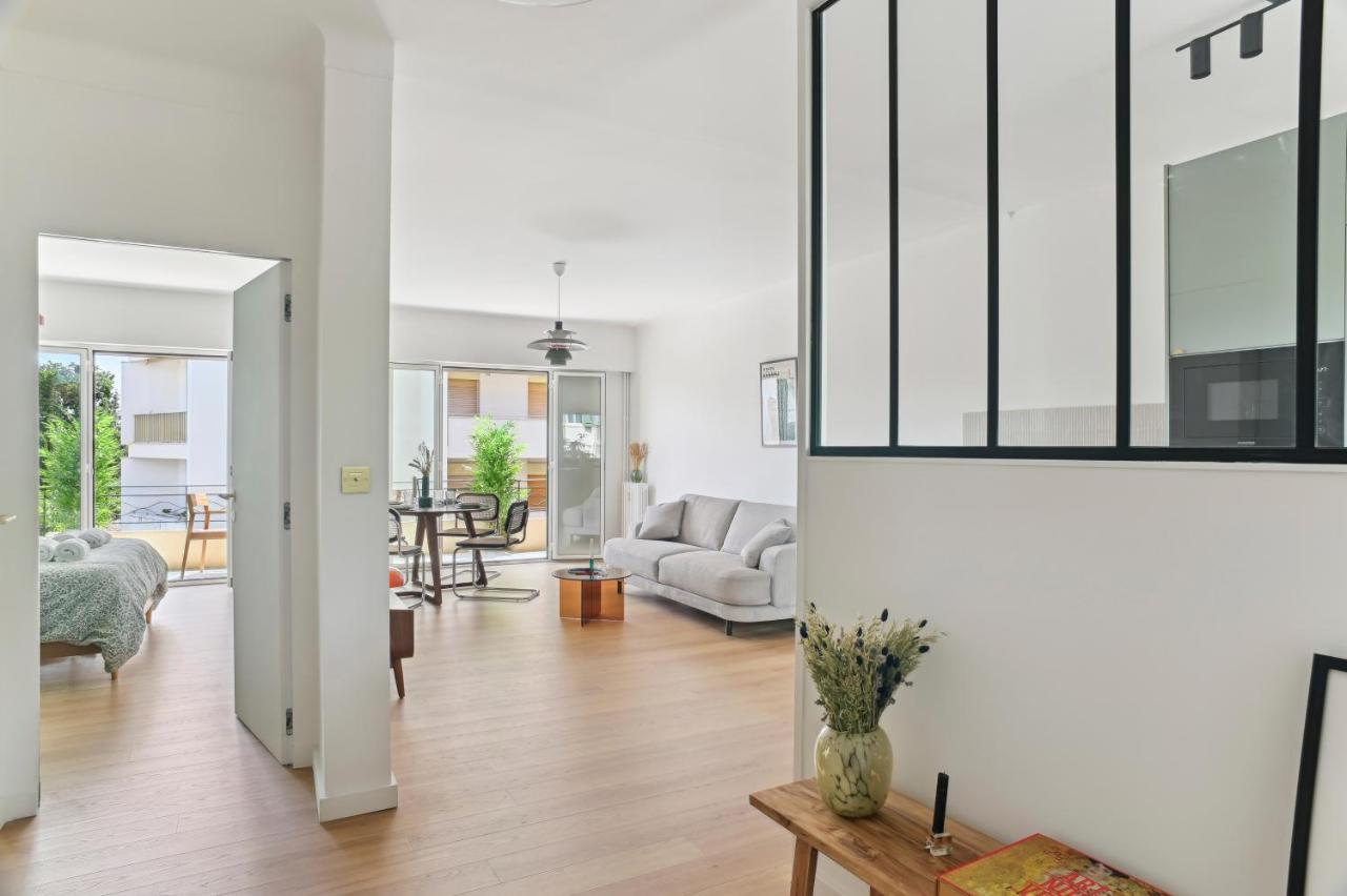 Designer Flat, Luxurious, Close From Palais, Terrasse, Private Garage, Air Conditoning Cannes Exteriér fotografie